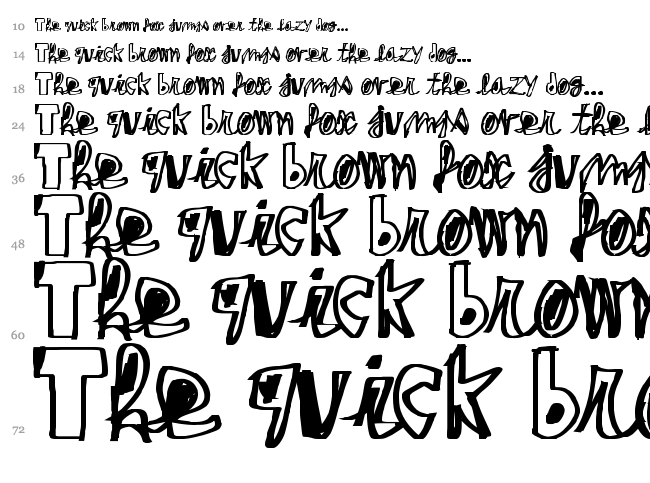 Yo La Tengo font waterfall
